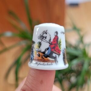 Vintage Equestrian Horseback Riding Horse Thimble
